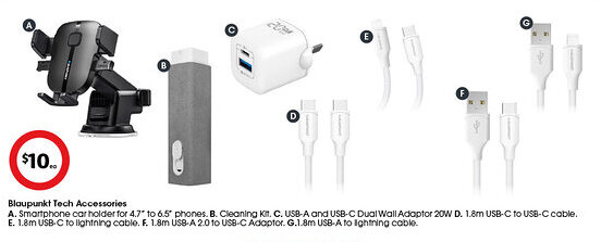 Coles Blaupunkt Tech Accessories offer