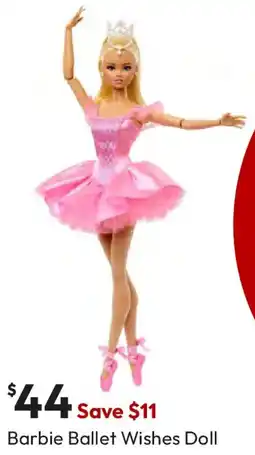Target Barbie Ballet Wishes Doll offer