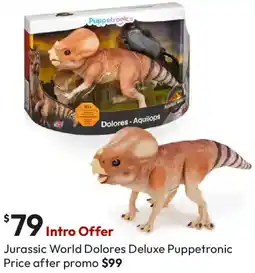 Target Jurassic World Dolores Deluxe Puppetronic offer