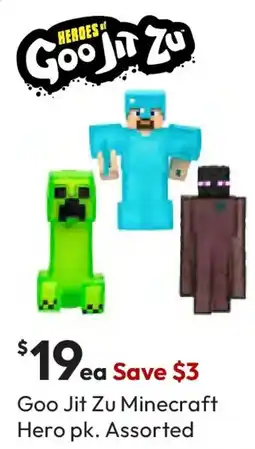 Target Heroes of Goo Jit Zu Minecraft Hero Pack - Assorted offer
