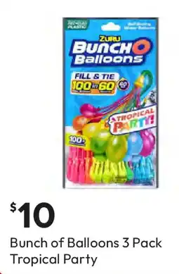 Target Bunch of Balloons Tropical Party offer