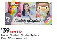 Target Moriah Elizabeth 6in Mini Mystery Plush 3 Pack. Assorted offer