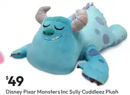 Target Disney Pixar Monsters Inc Sully Cuddleez Plush offer