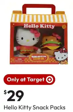 Target Hello Kitty Snack Packs offer