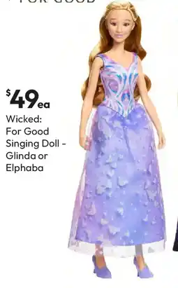 Target Wicked: For Good Singing Doll - Glinda or Elphaba offer