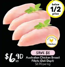 Drakes Australian Chicken Breast Fillets (Deli Dept) offer