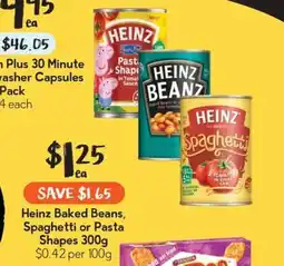 Drakes Heinz Baked Beans, Spaghetti or Pasta Shapes offer