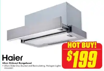 Haier Slideout Rangehood