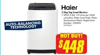 Haier Top Load Washer