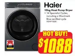 The Good Guys Haier 10kg Heat Pump Dryer offer