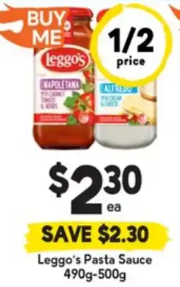 Drakes Leggo's Pasta Sauce offer