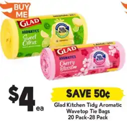 Drakes Glad Kitchen Tidy Aromatic Wavetop Tie Bags offer