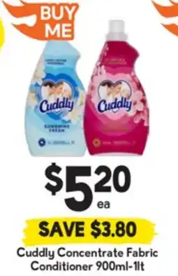 Drakes Cuddly Concentrate Fabric Conditioner offer