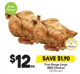 Drakes Free Range Large BBQ Chicken offer