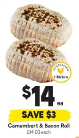 Drakes Camembert & Bacon Roll offer