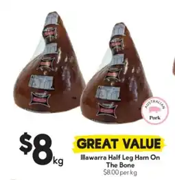 Drakes Illawarra Half Leg Ham On The Bone offer