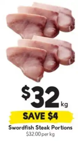 Drakes Swordfish Steak Portions offer