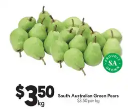 Drakes South Australian Green Pears offer