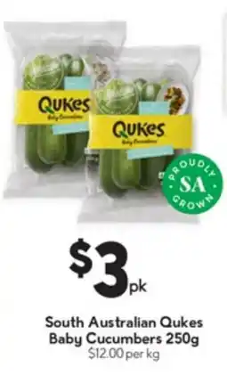 Drakes South Australian Qukes Baby Cucumbers offer
