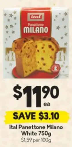 Drakes Ital Panettone Milano White offer