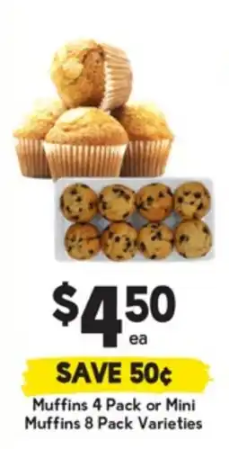 Drakes Muffins or Mini Muffins Varieties offer