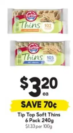 Drakes Tip Top Soft Thins offer