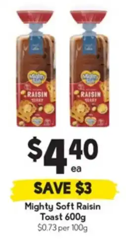 Drakes Mighty Soft Raisin Toast offer