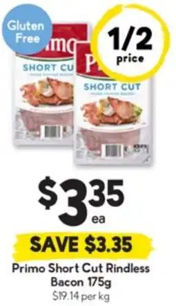 Drakes Primo Short Cut Rindless Bacon offer
