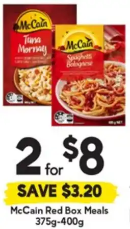 Drakes McCain Red Box Meals offer