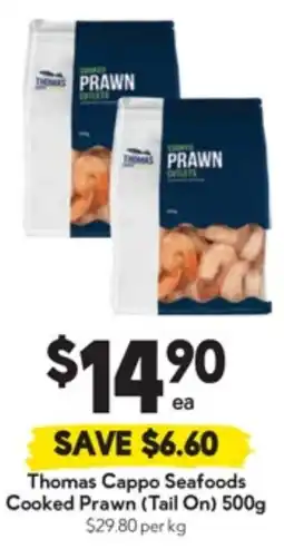 Drakes Thomas Cappo Seafoods Cooked Prawn offer