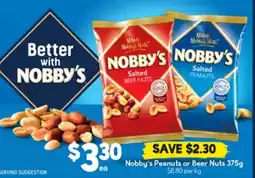 Drakes Nobby's Peanuts or Beer Nuts offer