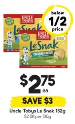 Drakes Uncle Tobys Le Snak offer