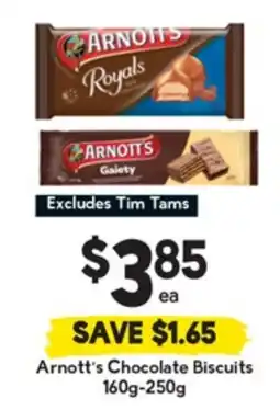 Drakes Arnott's Chocolate Biscuits offer