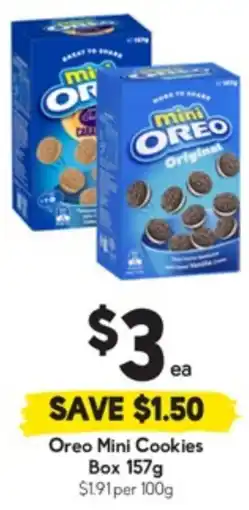 Drakes Oreo Mini Cookies Box offer