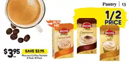 Drakes Moccona Coffee Sachets offer