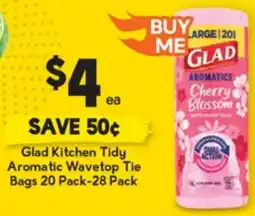 Drakes Glad Kitchen Tidy Aromatic Wavetop Tie Bags offer