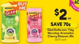 Drakes Glad Bathroom Tidy Wavetop Aromatics Cherry Blossom 30s offer