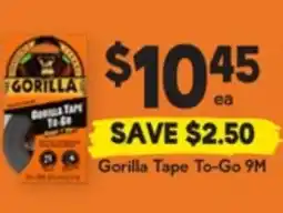 Drakes Gorilla Tape To-Go offer