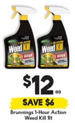 Drakes Brunnings 1-Hour Action Weed Kill offer