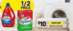 Drakes Radiant Laundry Liquid or Powder offer
