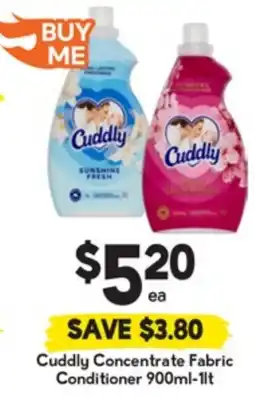 Drakes Cuddly Concentrate Fabric Conditioner offer