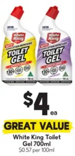 Drakes White King Toilet Gel offer