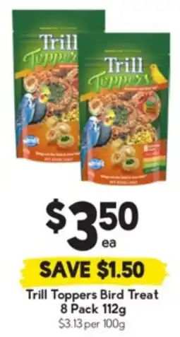 Drakes Trill Toppers Bird Treat offer