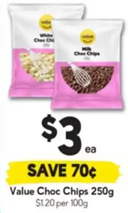 Drakes Value Choc Chips offer