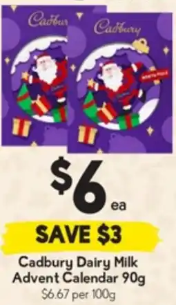 Drakes Cadbury Dairy Milk Advent Calendar offer