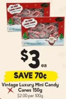 Drakes Vintage Luxury Mini Candy Canes offer