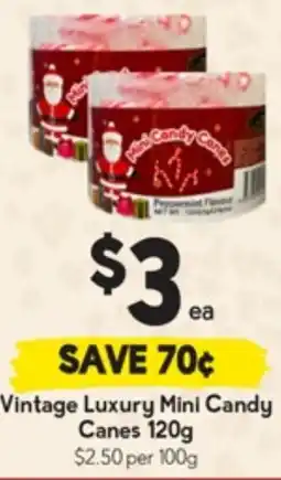Drakes Vintage Luxury Mini Candy Canes offer