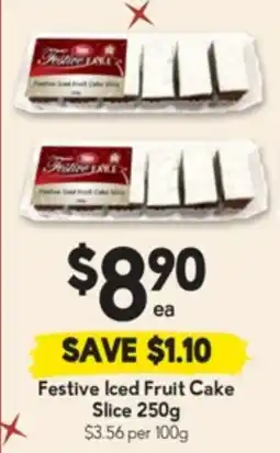 Drakes Festive Iced Fruit Cake Slice offer