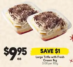 Drakes Large Trifle with Fresh Cream offer