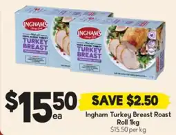 Drakes Ingham Turkey Breast Roast Roll offer